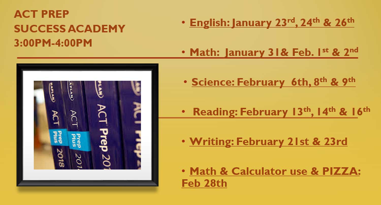 ACT Prep Schedule